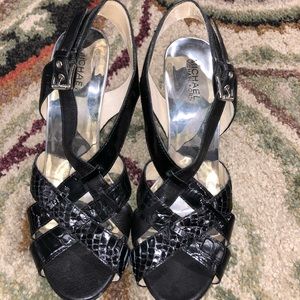 Michael Kors Black strappy Heels